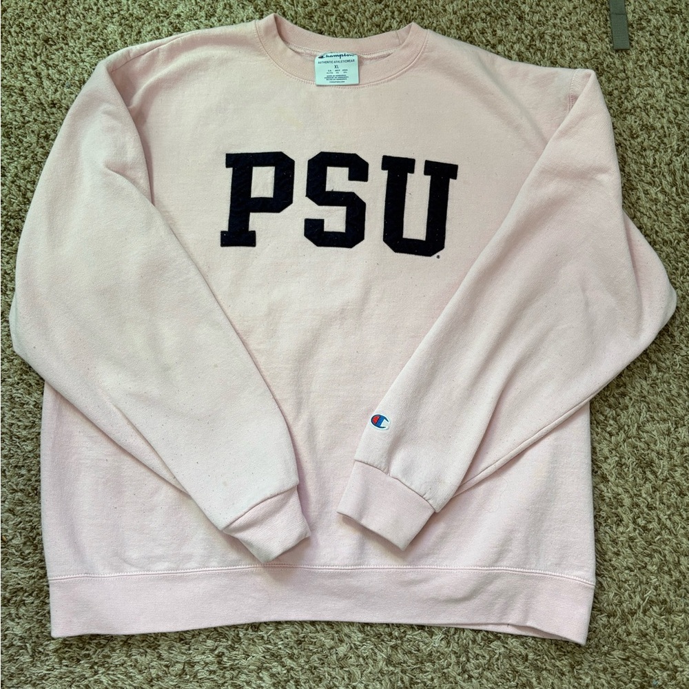 Pink PSU Champion Sweatshirt